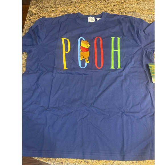 NWT Disney Parks 2024 Winnie the Pooh‎ Embroidered T-Shirt for Adults Size XL - Picture 2 of 8